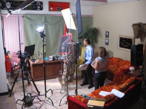 Prelighting Iraqi mayor\'s office